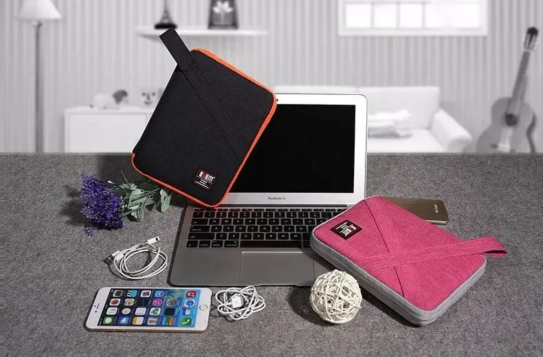For Ipad Air Pro Unisex 7.9’,9.7 Inch Digital Accessories Storage Case Hand & Tablet Bag