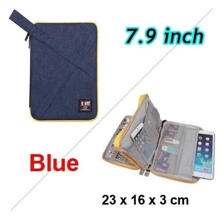 For Ipad Air Pro Unisex 7.9’,9.7 Inch Digital Accessories Storage Case Hand & Tablet Bag