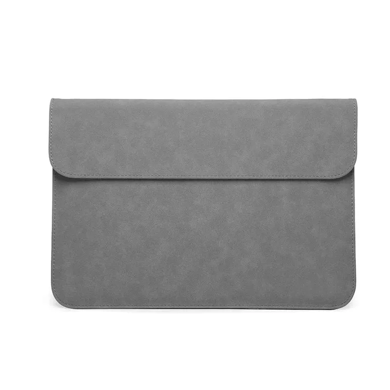 For Macbook Air 13 13.6 M1 M2 M3 Pro 14.2 Inches A2442 A2779 Pu Leather Frosted Shockproof Laptop Sleeve Bag