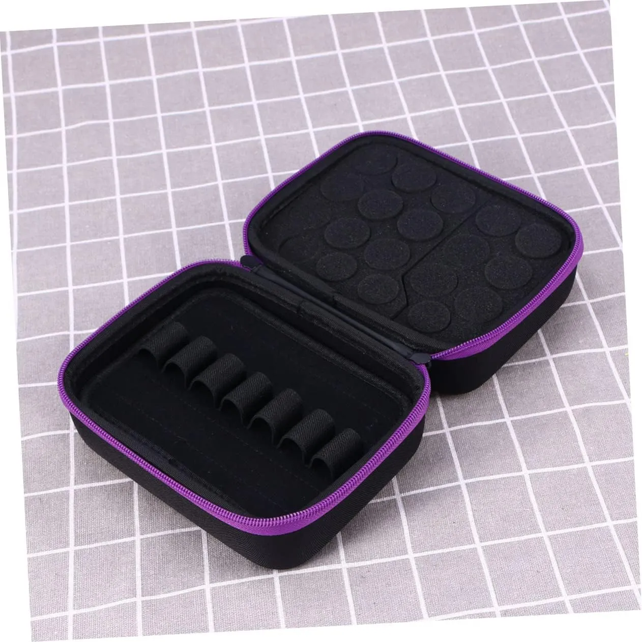 for Storage Bottle Case Essential Ers Pouch Women Bag Drop Bottles Large Oils Lipstick Travel, Purple, medium