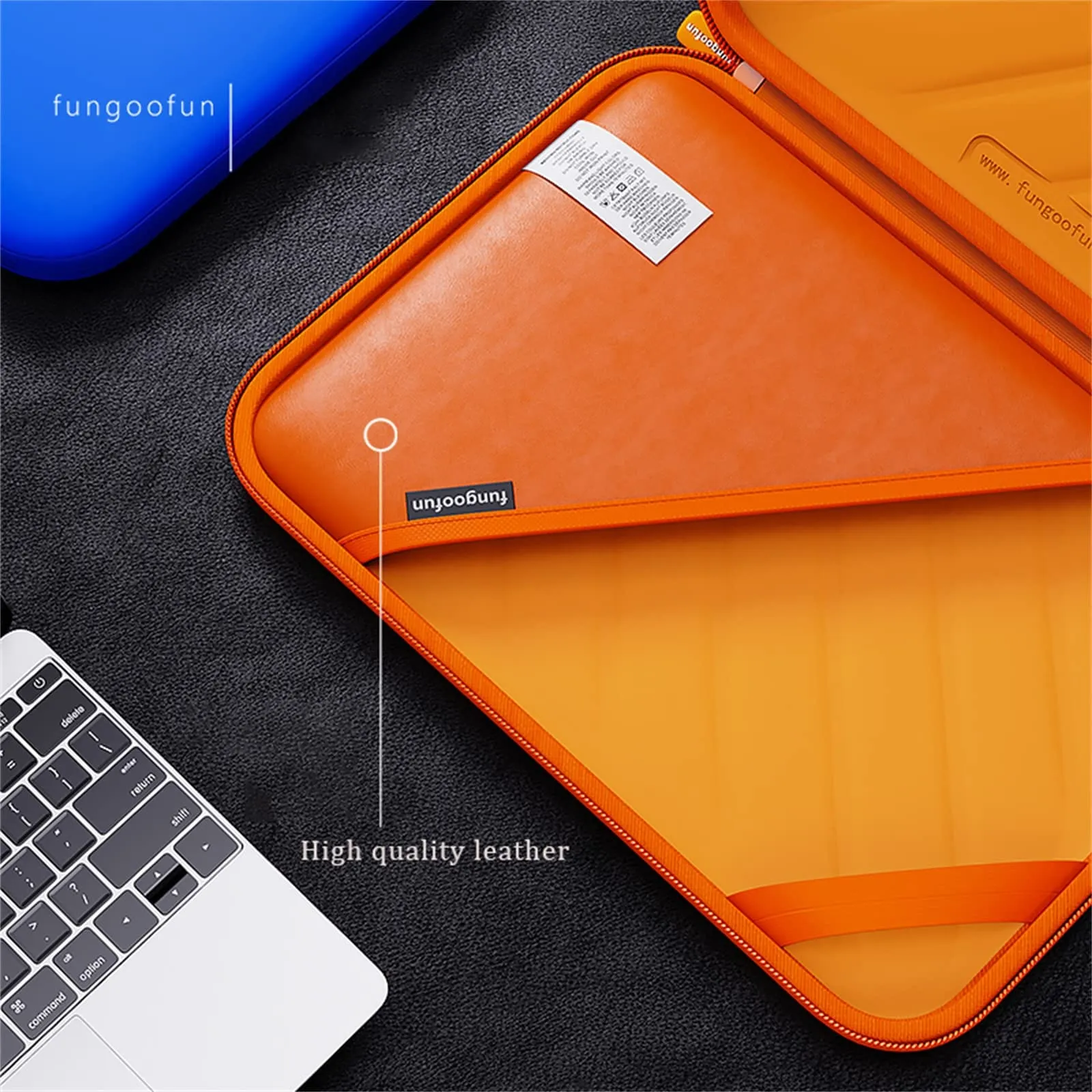 Fungoofun 13" Water proof laptop sleeve- Blue