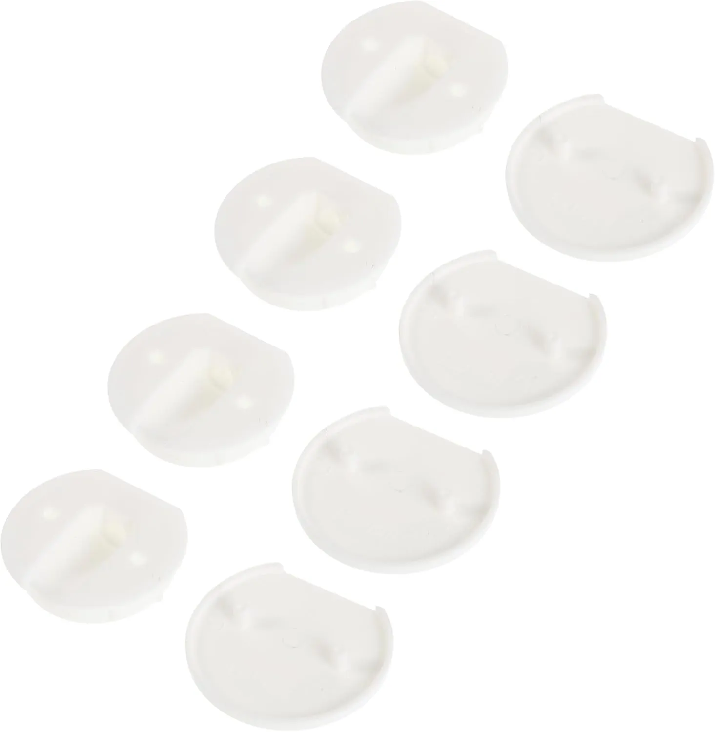 Gadpiparty Heavy Duty Universal Furniture Corner Brackets 4pcs White Plastic Decorative Connector Trailer Rv Caravan Cabinet Shelf Easy to Use