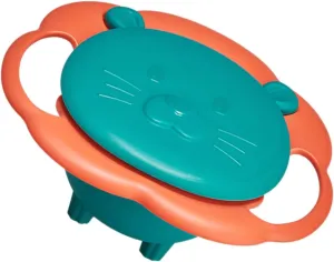 GALPADA Boys and Girls ° Rotating Spill-proof Toddler Bowl Easy to Use Baby Training