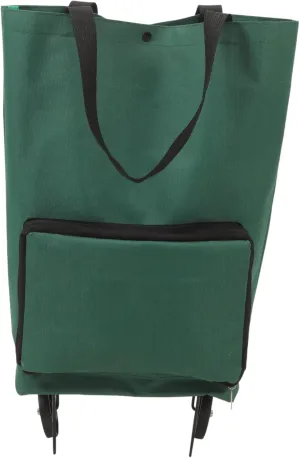 GANAZONO Sturdy Shopping Cart Wheels Portable Folding Trolley Bag Reusable Tote for Shopping Travel