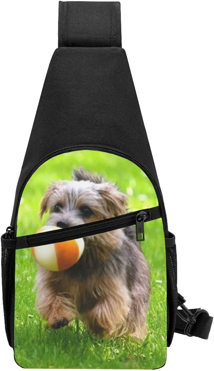 Generic Custom Sling Bag, Personalized Crossbody Bags for Men Women, Customize Image Logo Text Sling Shoulder Backpack, Chest Bag for Travel Hiking Daypack for Sports Outdoor, Style-3