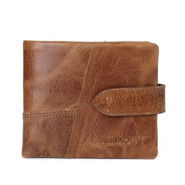 Genuine Leather Men Wallet Male Clutch Zipper Around Wallets Men Small Short Money Bag Pocket Mltifunction Purses Card Holder