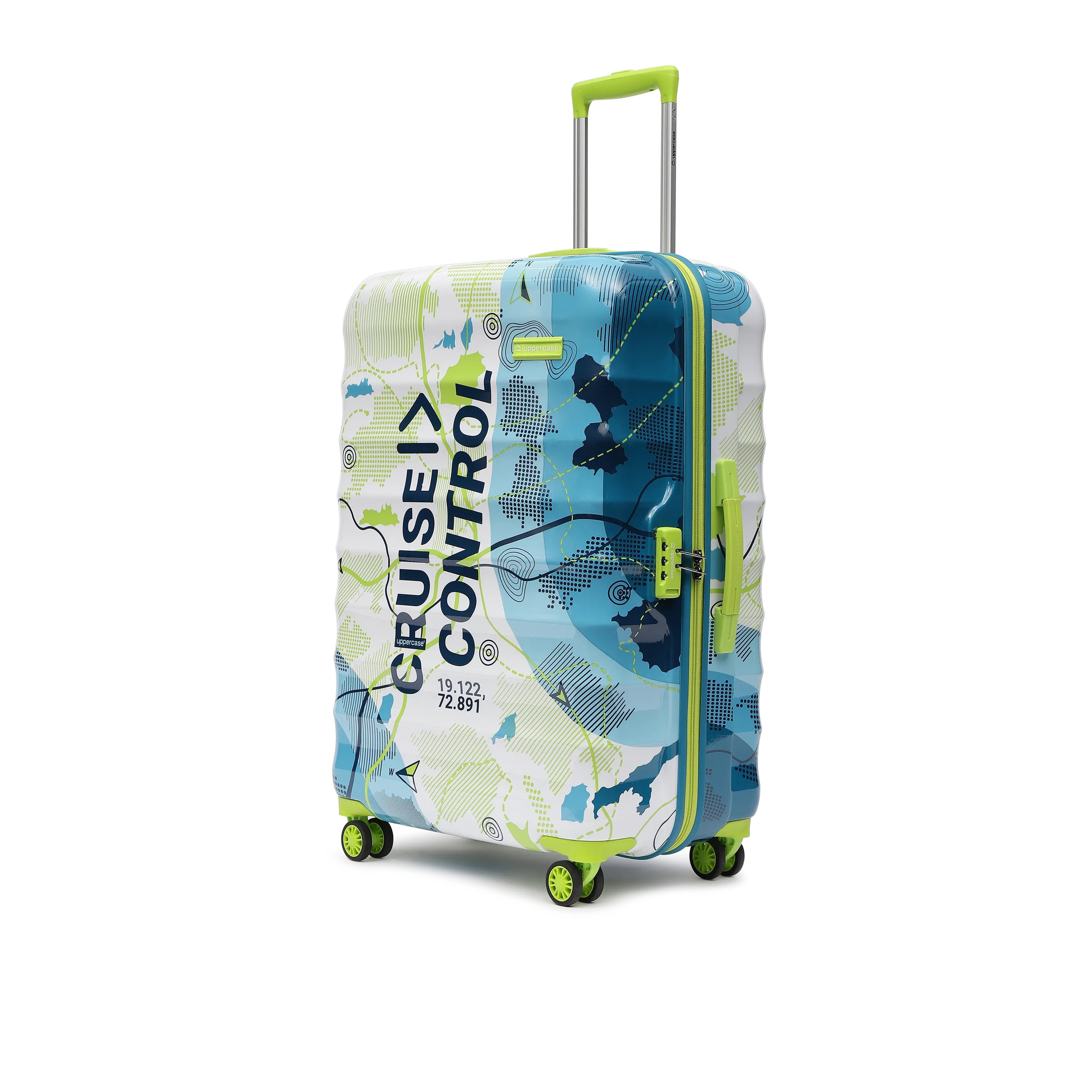 Geo Blue Set of 2 (M L) Trolley