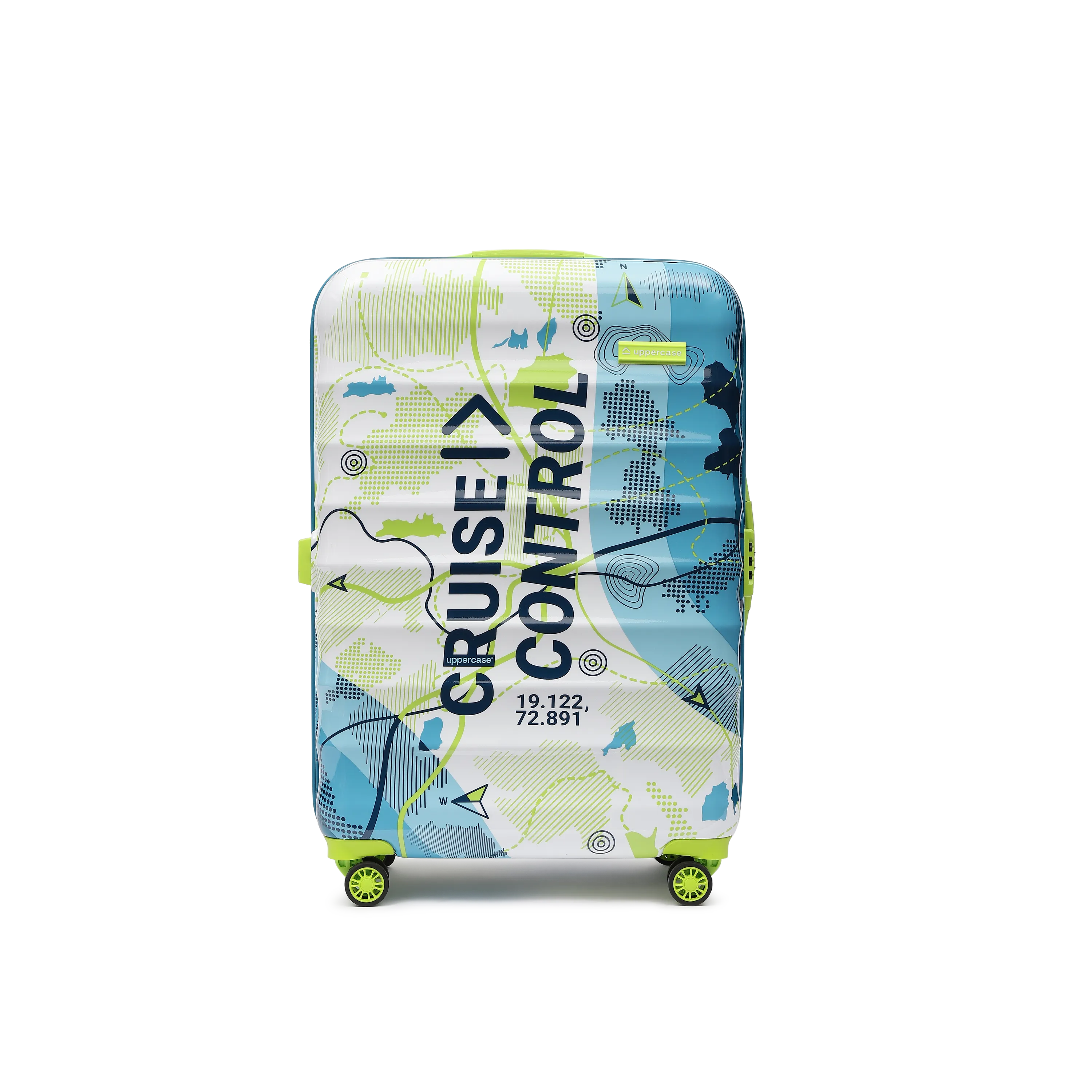 Geo Blue Set of 2 (M L) Trolley