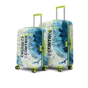 Geo Blue Set of 2 (M L) Trolley