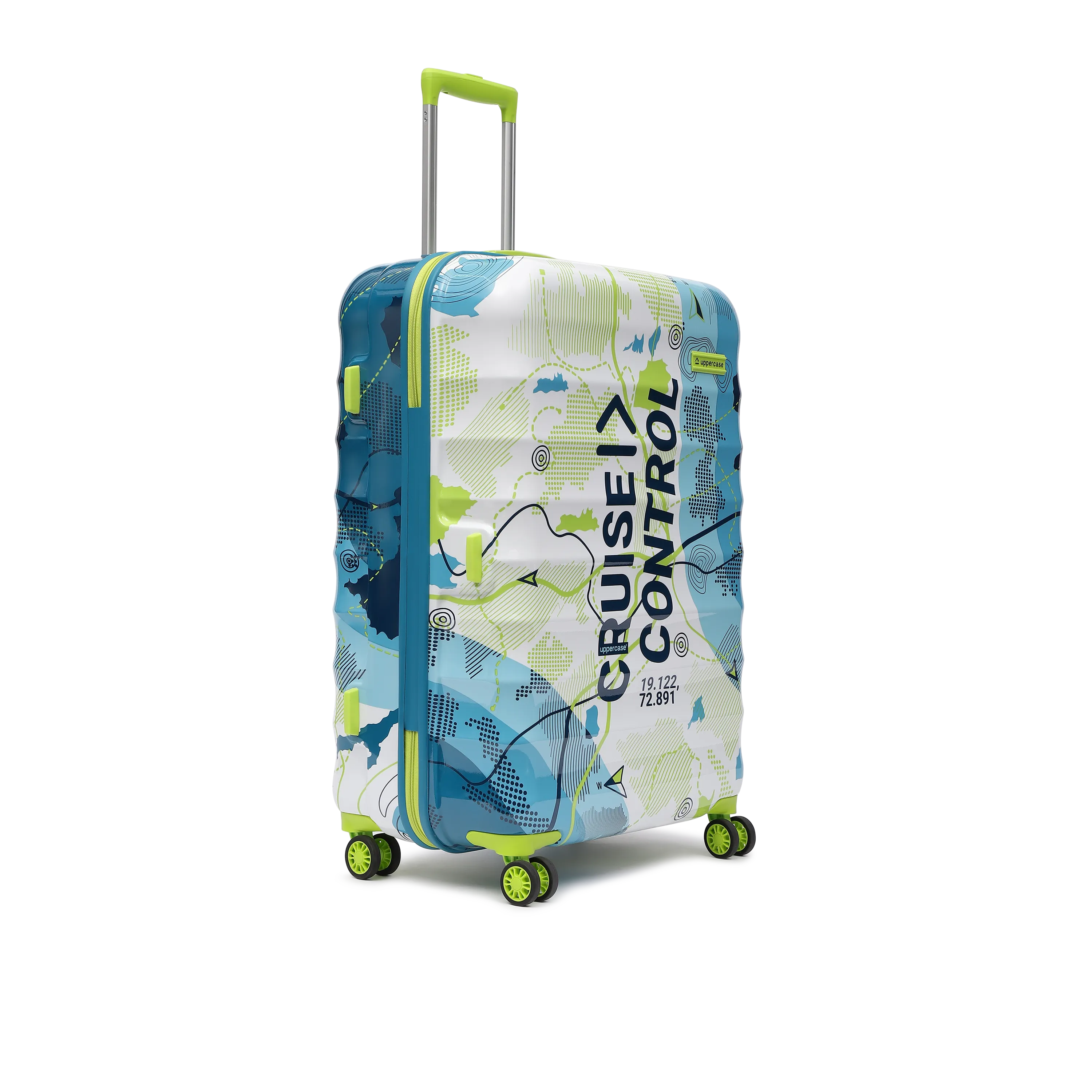 Geo Blue Set of 2 (M L) Trolley