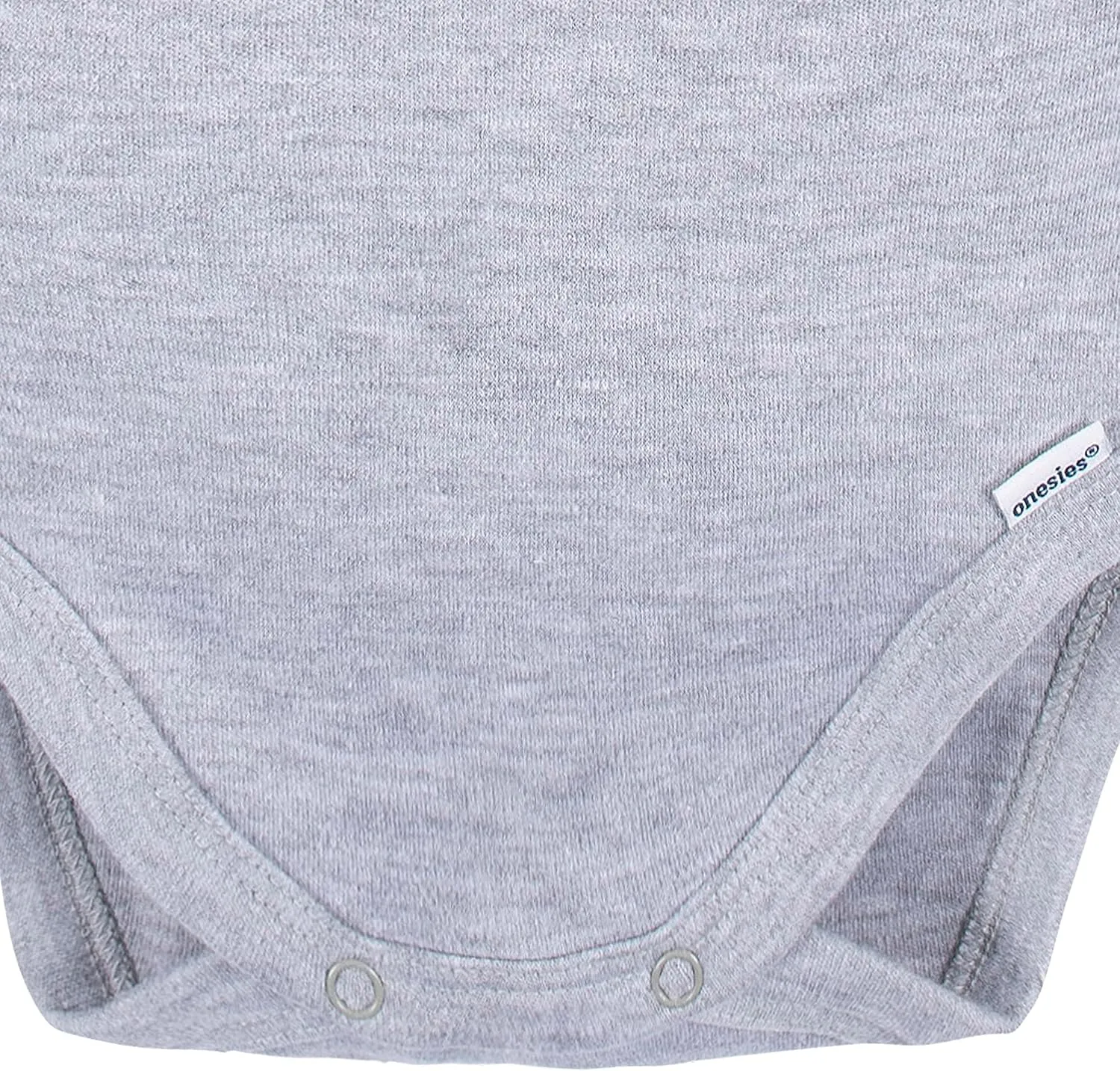 Gerber Baby Long Sleeve Solid Onesies Multi-Pack Interlock 180 Gsm