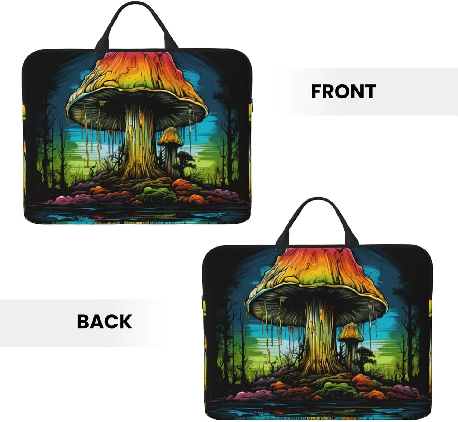Giant Mushroom 14 Inch Laptop Case, Water-Resistant and Shockproof Computer Cases for Laptopsï¼ŒSuitable for Daily Travel