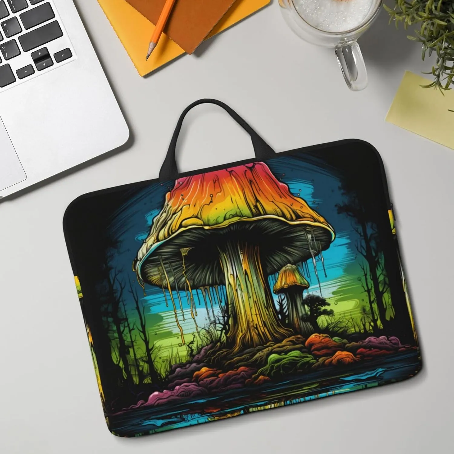 Giant Mushroom 14 Inch Laptop Case, Water-Resistant and Shockproof Computer Cases for Laptopsï¼ŒSuitable for Daily Travel