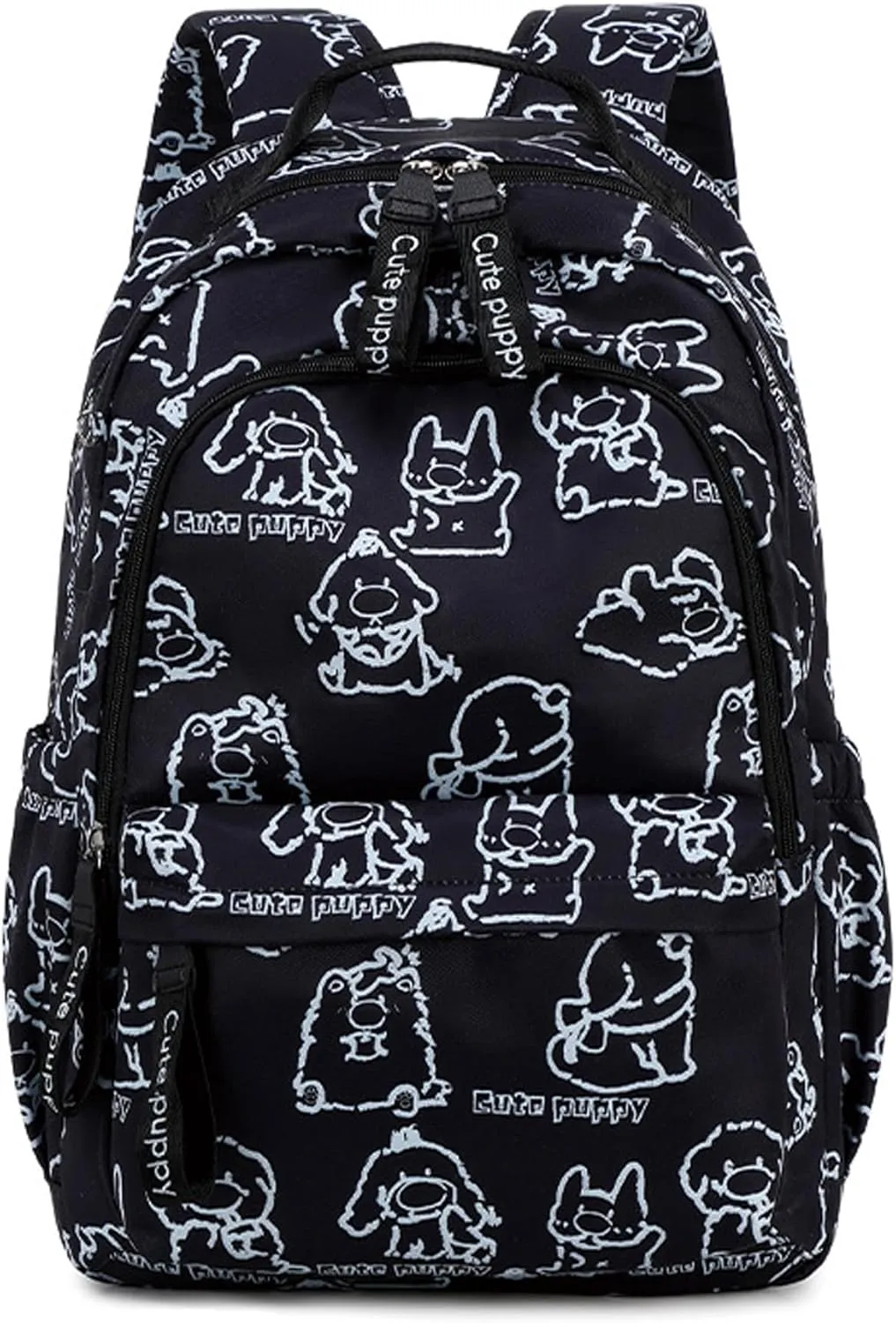 Girl Backpack Dog Print Backpack for Girls Boys Elementary Students Book Bag School Bags for Students
