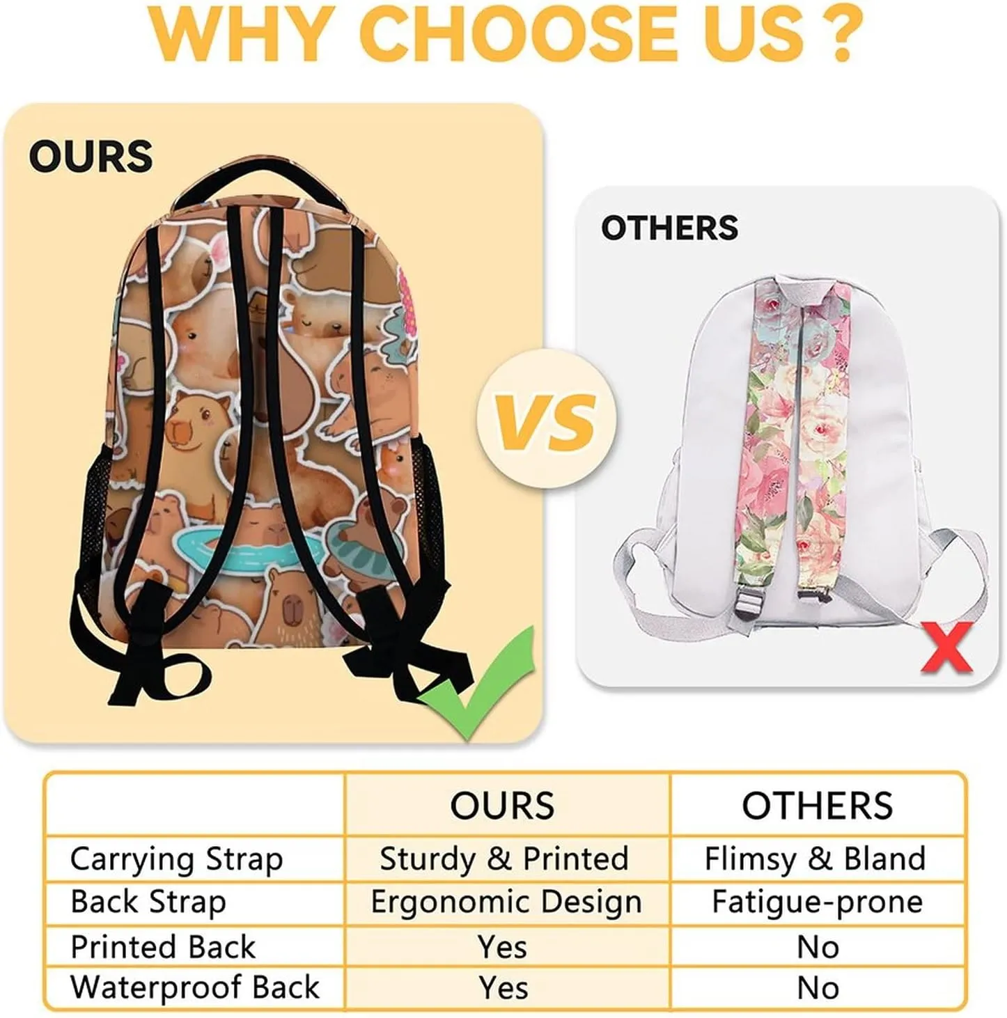 Girls Backpack for School, 16 Inch Cute Bookbag with Large Capacity, Durable Lightweight Travel Laptop School Bags