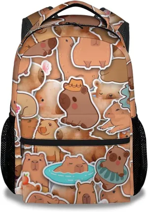 Girls Backpack for School, 16 Inch Cute Bookbag with Large Capacity, Durable Lightweight Travel Laptop School Bags