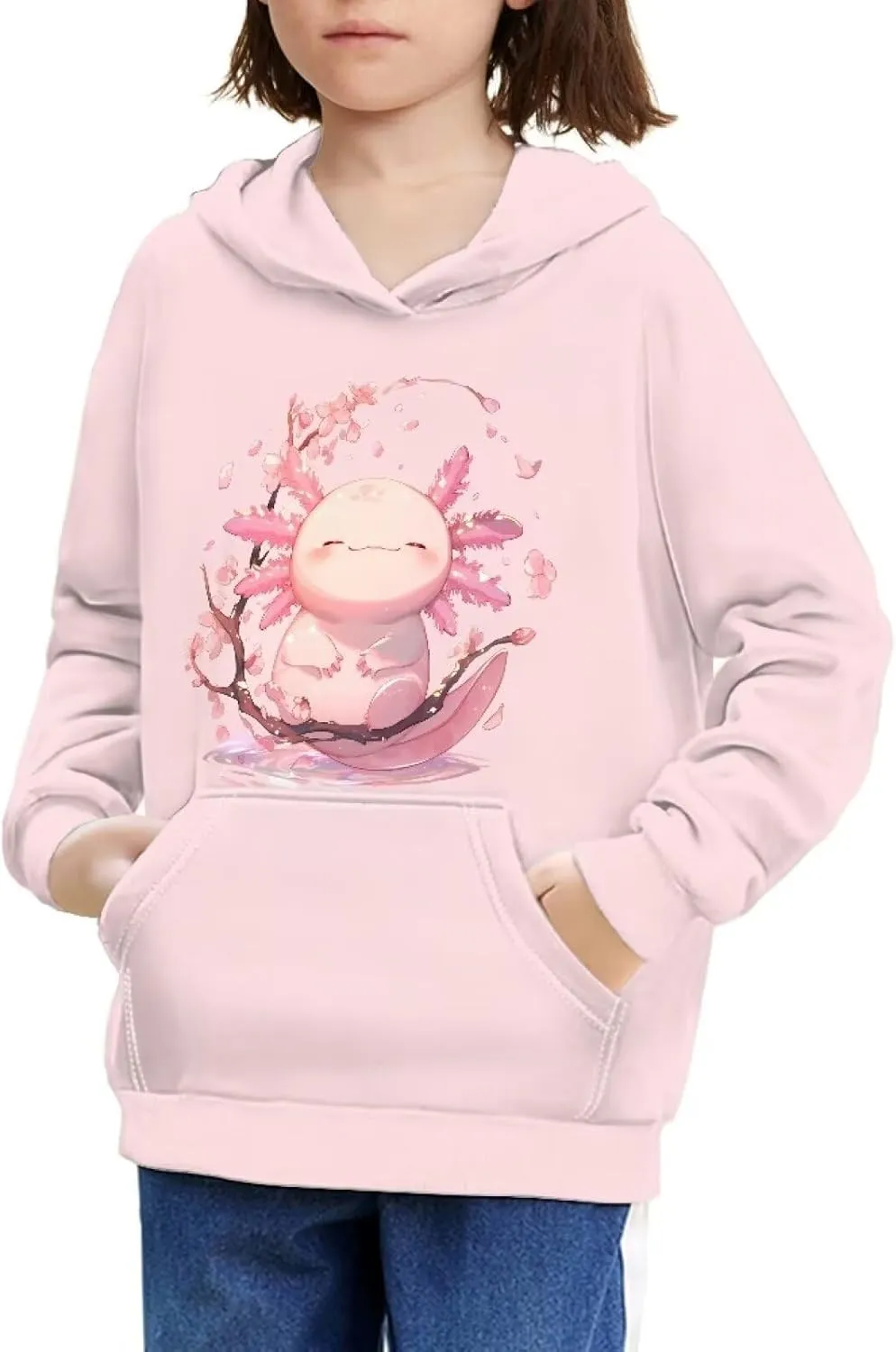 Girls Boys Hoodies Sweatshirt Trendy Fall Outfit Kids Comfy Sport Clothing Hooded Pullover 6-14 Years Old