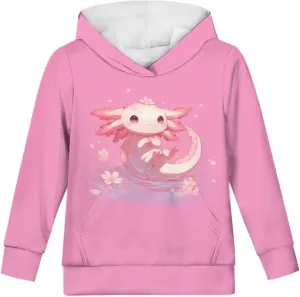 Girls Boys Hoodies Sweatshirt Trendy Fall Outfit Kids Comfy Sport Clothing Hooded Pullover 6-14 Years Old