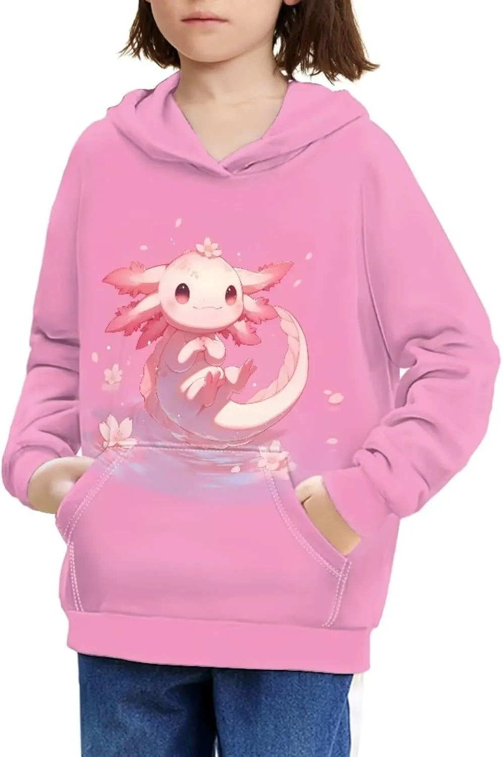 Girls Boys Hoodies Sweatshirt Trendy Fall Outfit Kids Comfy Sport Clothing Hooded Pullover 6-14 Years Old