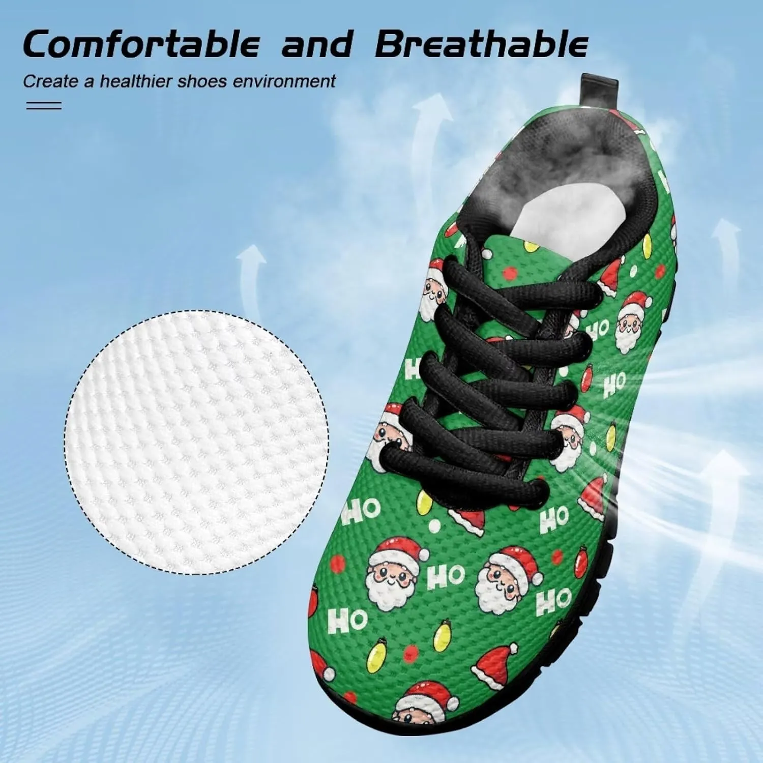 Girls Boys School Casual Sports Sneakers Anti-Skid Slip On Sneakers Stylish Lace-Up Hiking Shoes for Outdoor US Little Kid 11-13 Big Kid 1-5 Black Sole