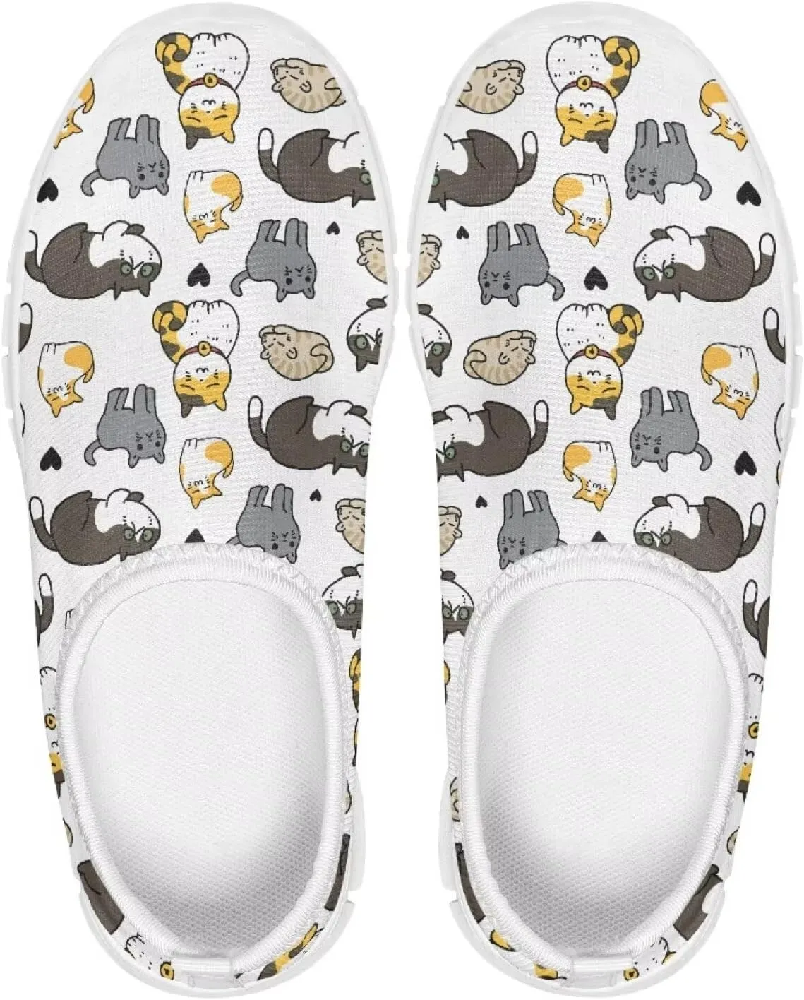 Girls Slip On Sneakers Cute Little Kids Tennis Shoes School Running Shoes
