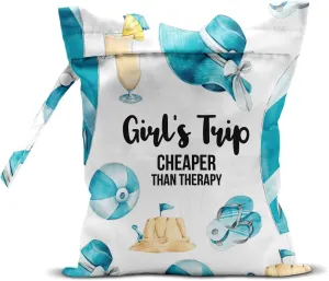Girls Trip Gifts, Wet Bag, Wet Dry Bag, For Swimsuit Travel Vacation Beach Pool Trip Makeup Bags, Bachelorette Party Bestie Gifts for Women Sister Friends