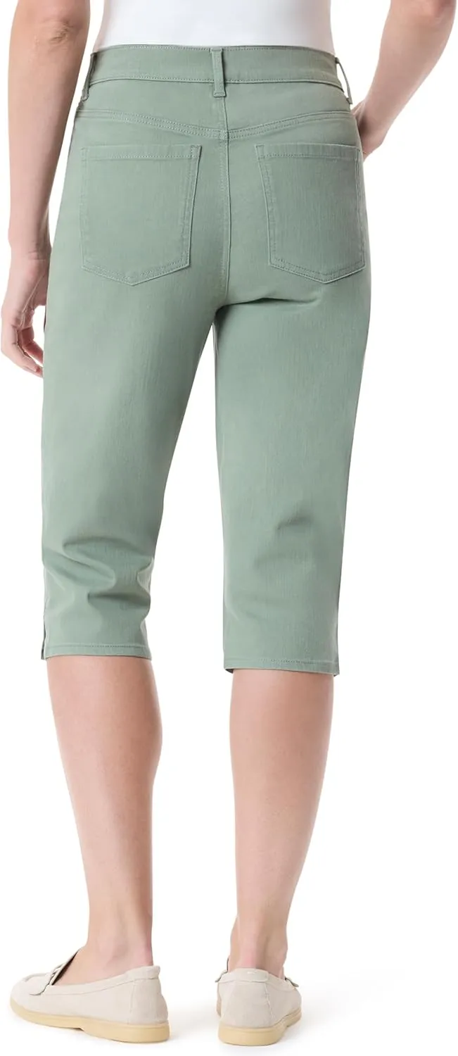 Gloria Vanderbilt Women's Amanda High Rise Skimmer Short Standard