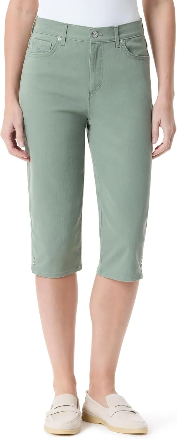 Gloria Vanderbilt Women's Amanda High Rise Skimmer Short Standard