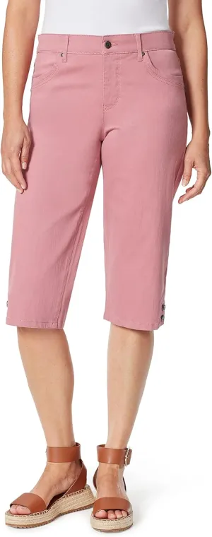 Gloria Vanderbilt Women's Kaia Side Button Skimmer Short