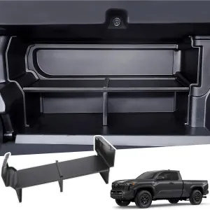Glove Box Dividers Organizer Compatible with Toyota Tacoma 2024 2025 (4th Gen Tacoma), Interior Accessories Glove Box Compartment Insert Storage Dividers for 2024 2025 Tacoma, Black