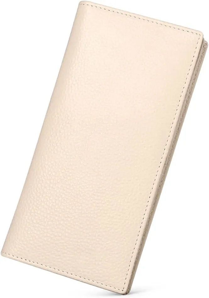GOIACII Wallets for Women RFID Blocking Ultra Slim Real Leather Credit Card Holder Clutch
