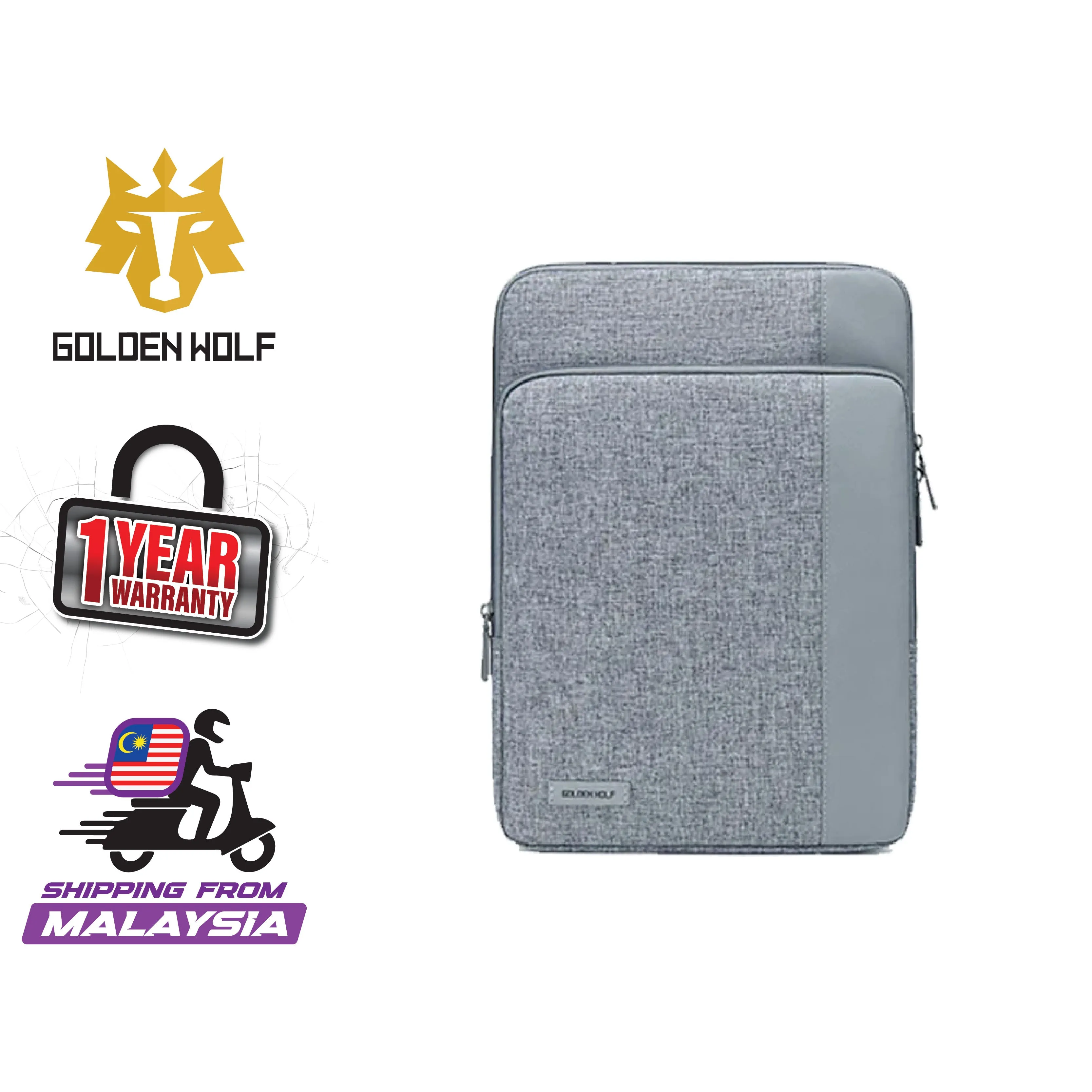 Golden Wolf i-Celab Laptop Briefcase (Oxford Material)