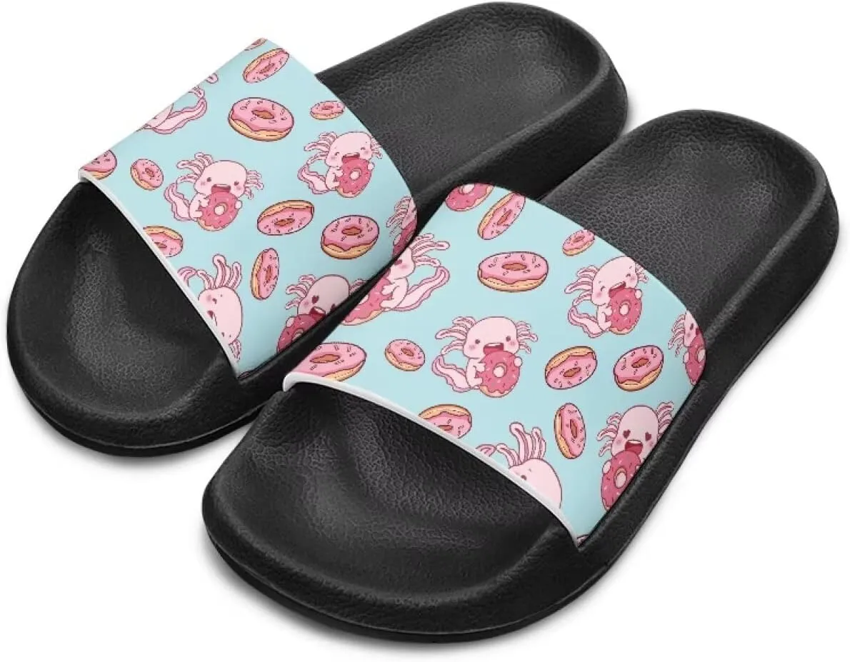 GOSTONG Boys Girls Summer Sandals Non-Slip Water Kids Shower Shoes for Beach Pool & Outdoor Quick-Dry Lightweight House Slippers Thick Sole