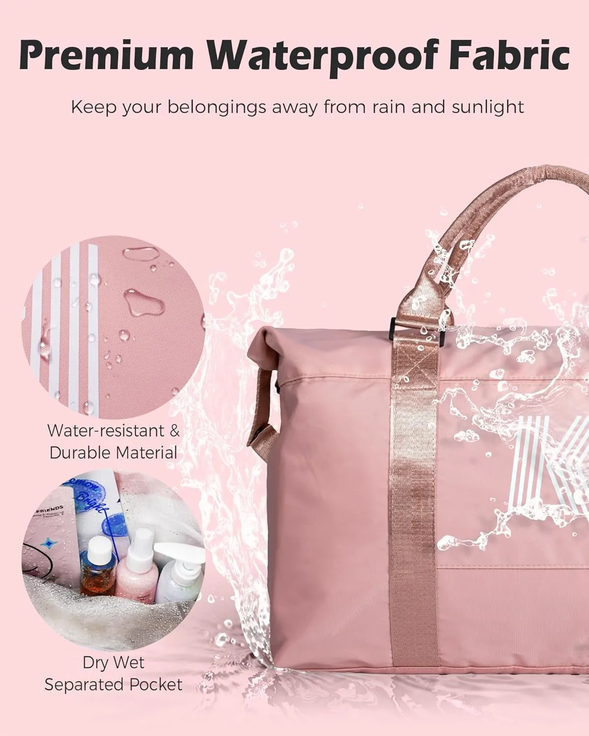 Graduate Gifts for Her, Initial Travel Duffel Bag, Girls Weekender Bag, Monogram Kids Overnight Bag,Graduation Gift, Gifts for 10 11 12 13 14 15 16 17 18 Year Old Girl (Letter J)