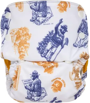 GroVia Reusable All in One Snap Baby Cloth Diaper (AIO) (Only You)