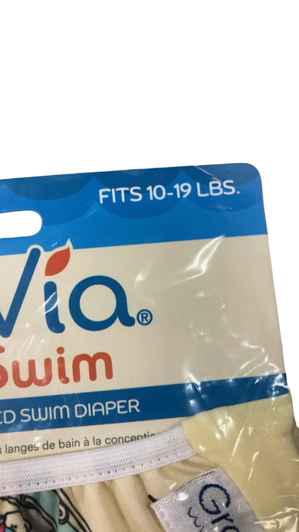 GroVia Swim Diaper, Funfair, Size 1 (10-19lbs), Funfair