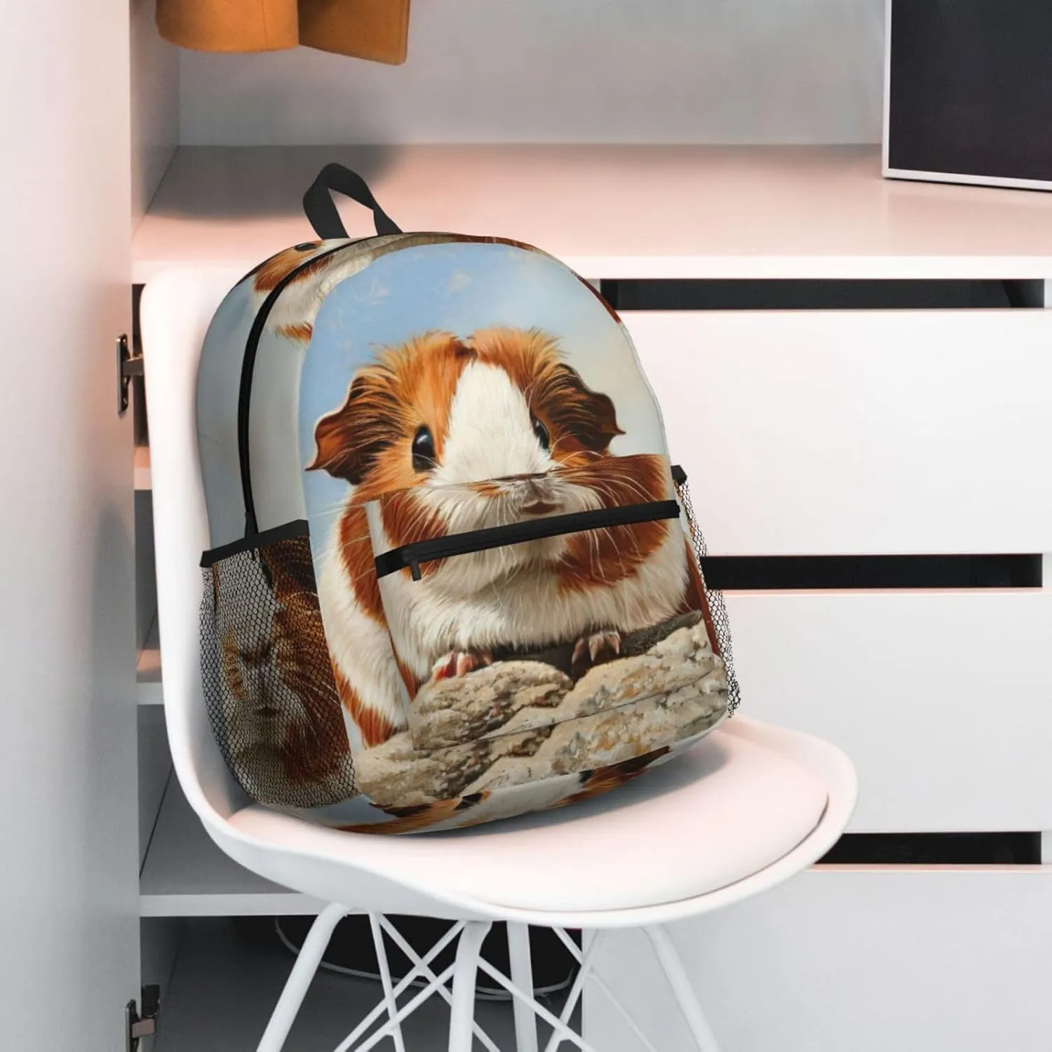 Guinea Pig Men Women Office Laptop Backpack,Work Bag 15.7 Inch Business Travel Bags Large Capacity
