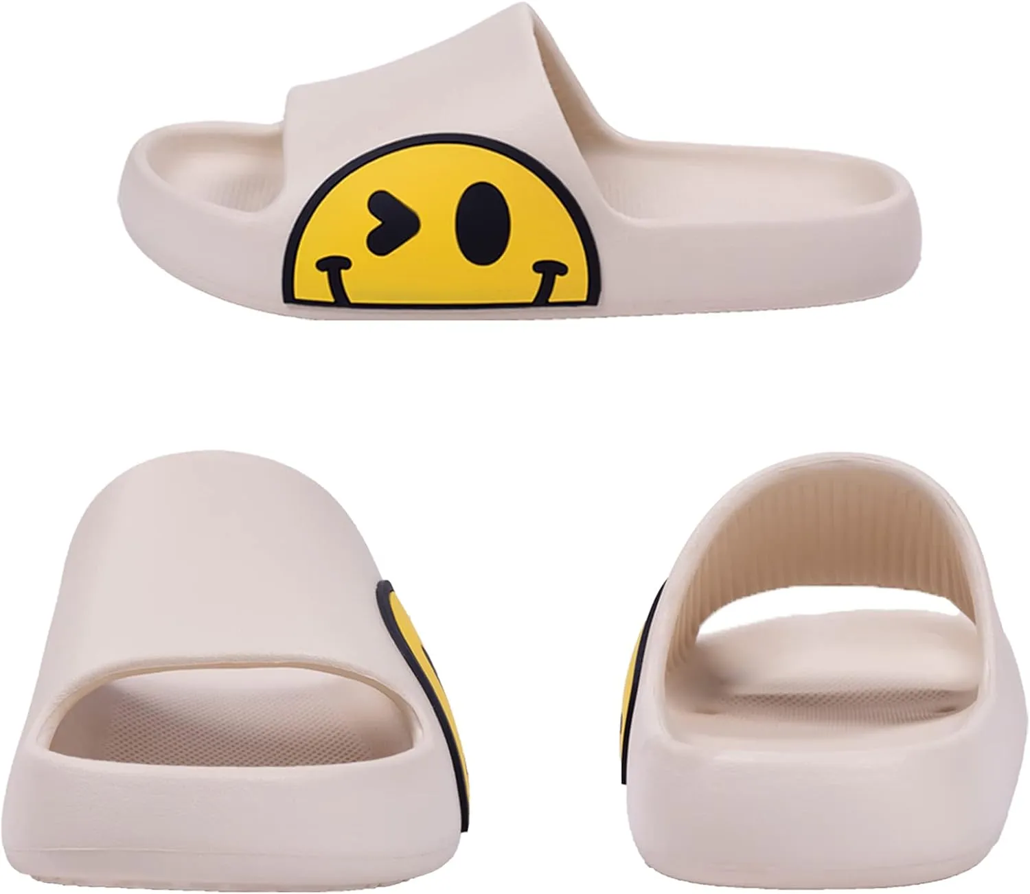Guyarns Big Kids Cloud slides,Boys Girls Slides Non-slip Summer Beach Pool Shoes Toddler Cartoon Slides Sandals Indoor&Outdoor Garden Slippers Shower Shoes