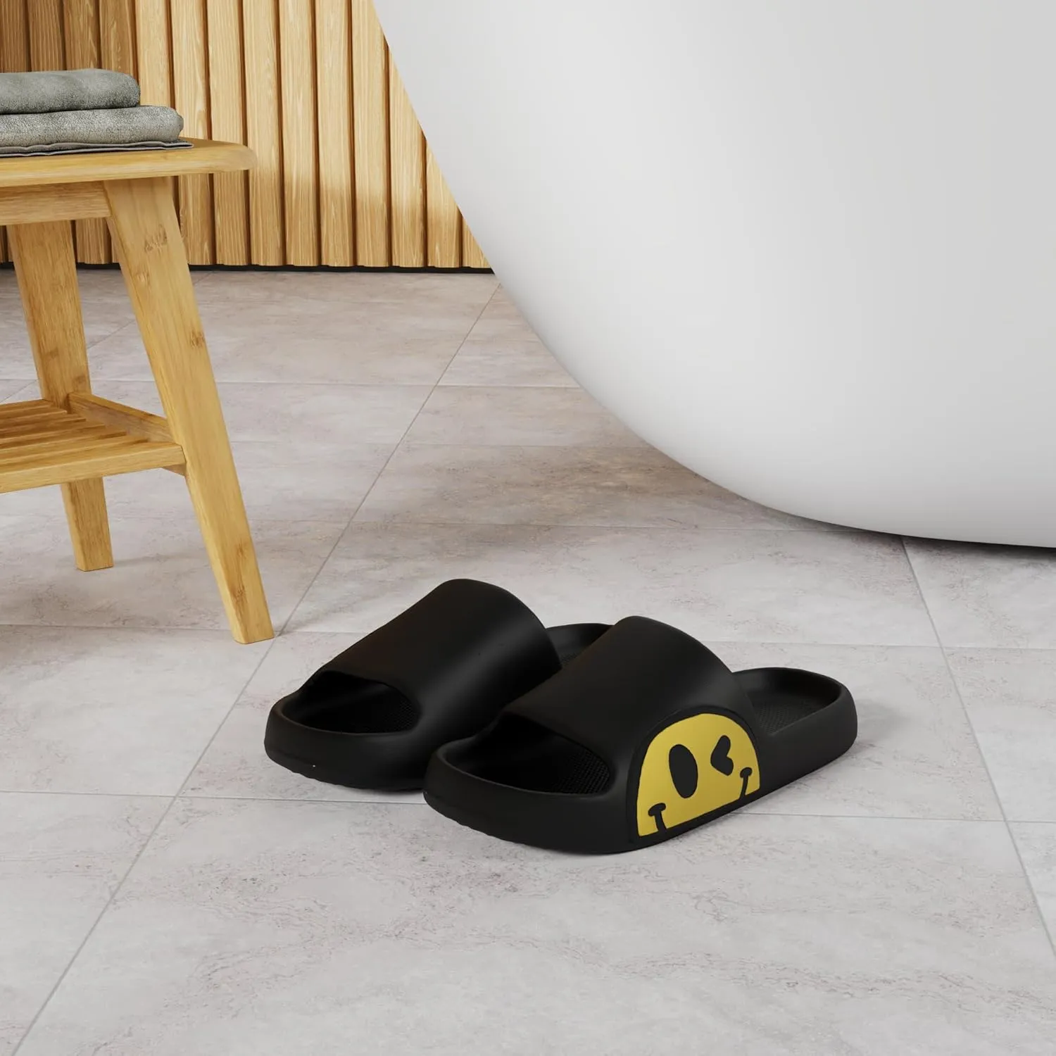 Guyarns Big Kids Cloud slides,Boys Girls Slides Non-slip Summer Beach Pool Shoes Toddler Cartoon Slides Sandals Indoor&Outdoor Garden Slippers Shower Shoes