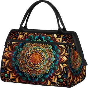 Gym Bag for Women Men, Travel Sports Duffel Bag with Trolley Sleeve Overnight Bag Carry On Tote Bag for Travel Gym Sport