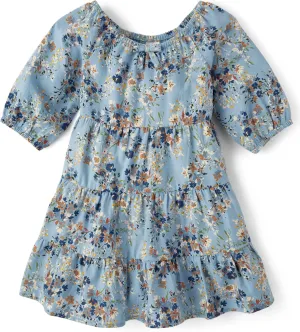 Gymboree Girls' and Toddler Short Sleeve Tiered Dresses
