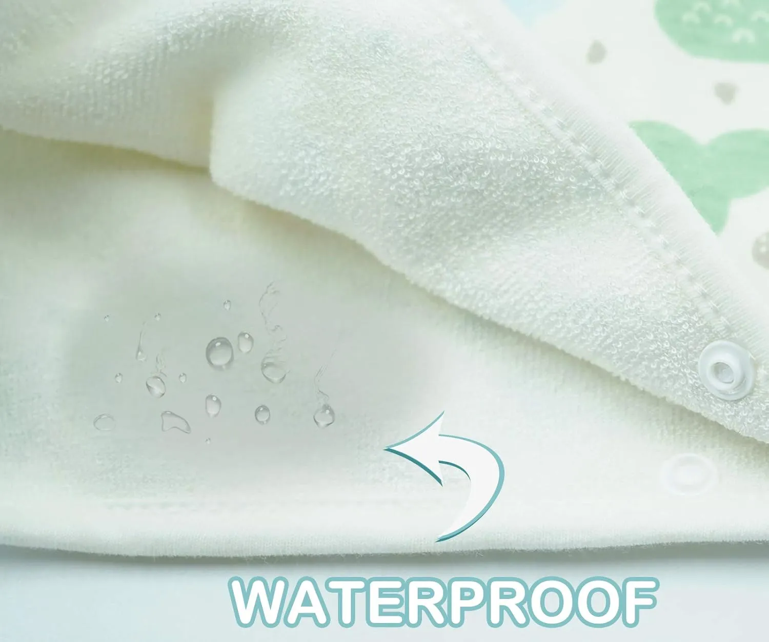 Happy Cherry Diaper Skirt Washable Cotton Kids Training Pants Cloth Diaper Covers Waterproof Leakproof High Waist