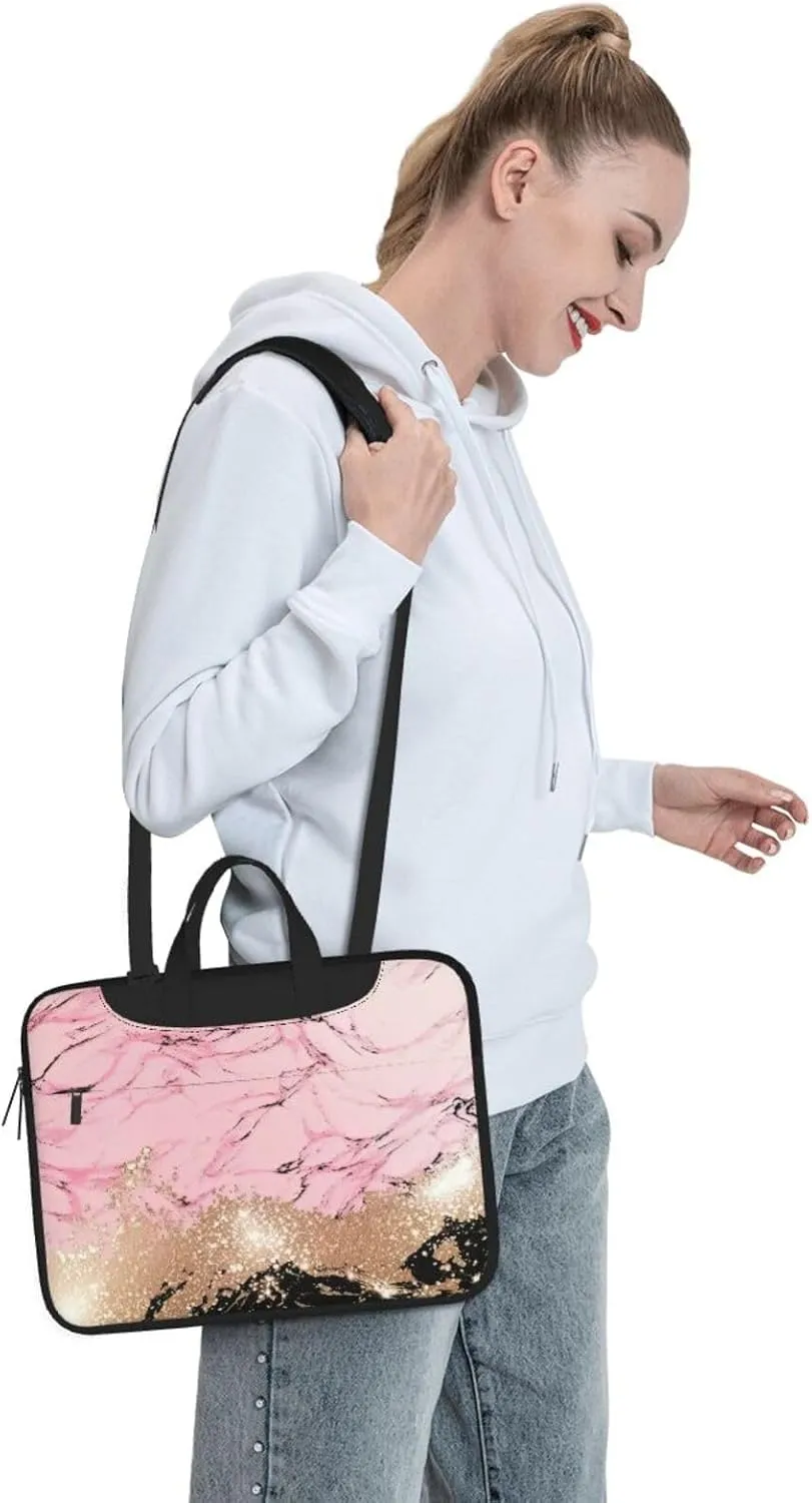 Happy Thanksgiving Pumpkin and Turkey Laptop Bag, Case Shoulder Messenger Bag Briefcase Computer Bag for Men Women