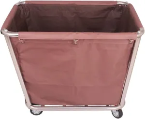 Heavy Duty Household Serving Cart with Movable Bags and Silent Wheels Multifunctional Trolley for Hotel Laundry Sorting and More Blue 90X65X80Cm
