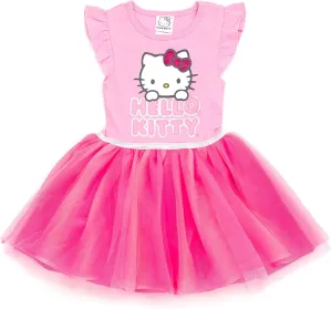 Hello Kitty July 4th Girls Tulle Tutu Dress Toddler to Big Kid Sizes (2T - 14-16)