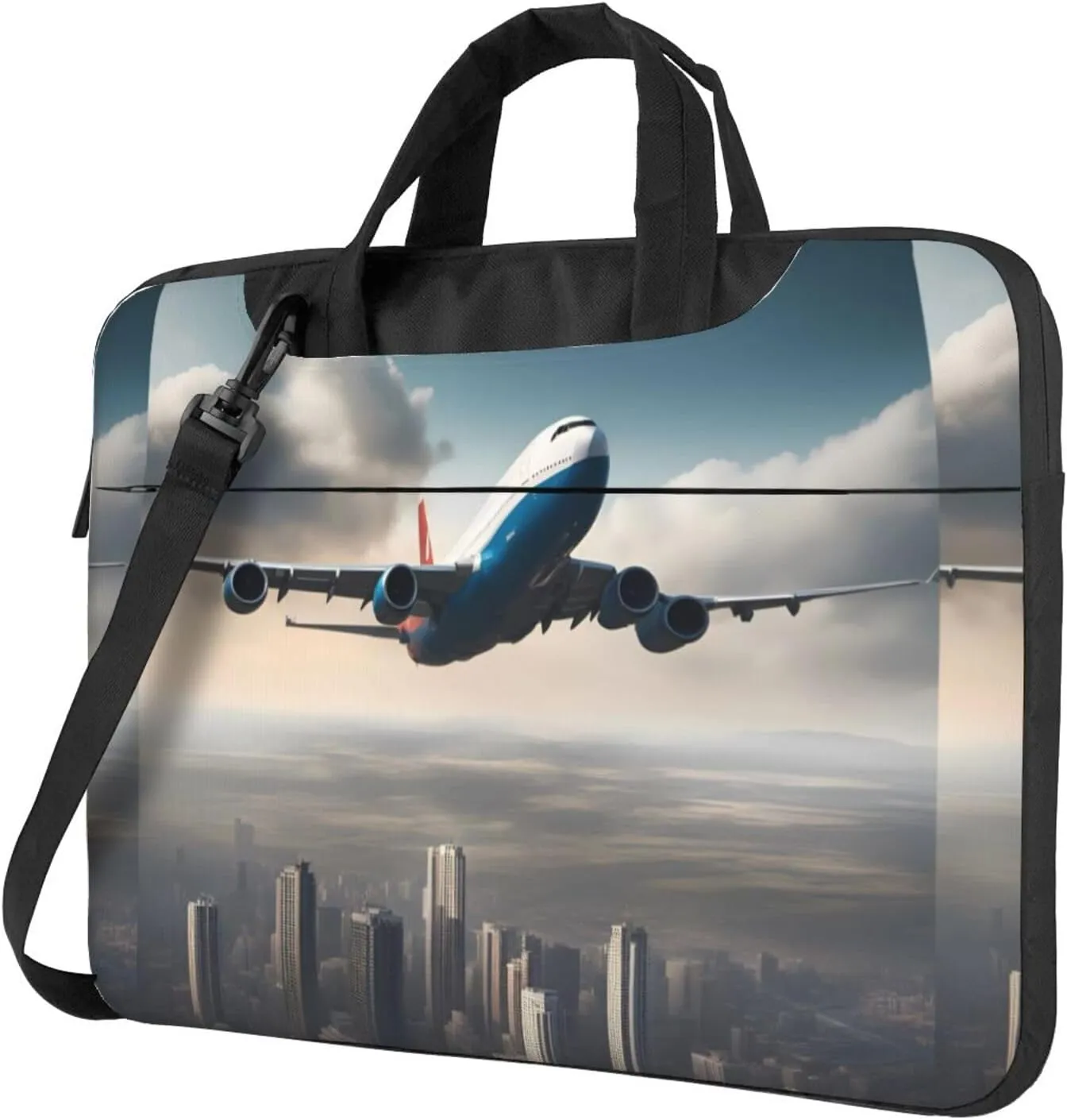 High Altitude Airplane Shockproof Portable Shoulder Laptop Bag For Daily Work Business Meetings