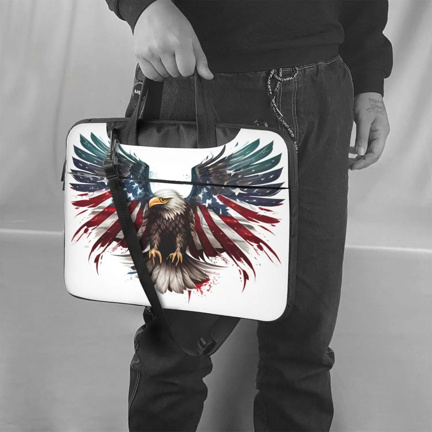 Highland-Cow Laptop Bag, 15.6 inch Laptop Case Shoulder Messenger Bag Briefcase Computer Bag for Men Women