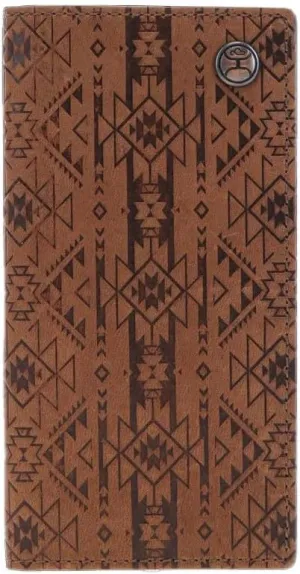 HOOEY Leather Men’s Western Rodeo Wallet (Monterey - Brown)