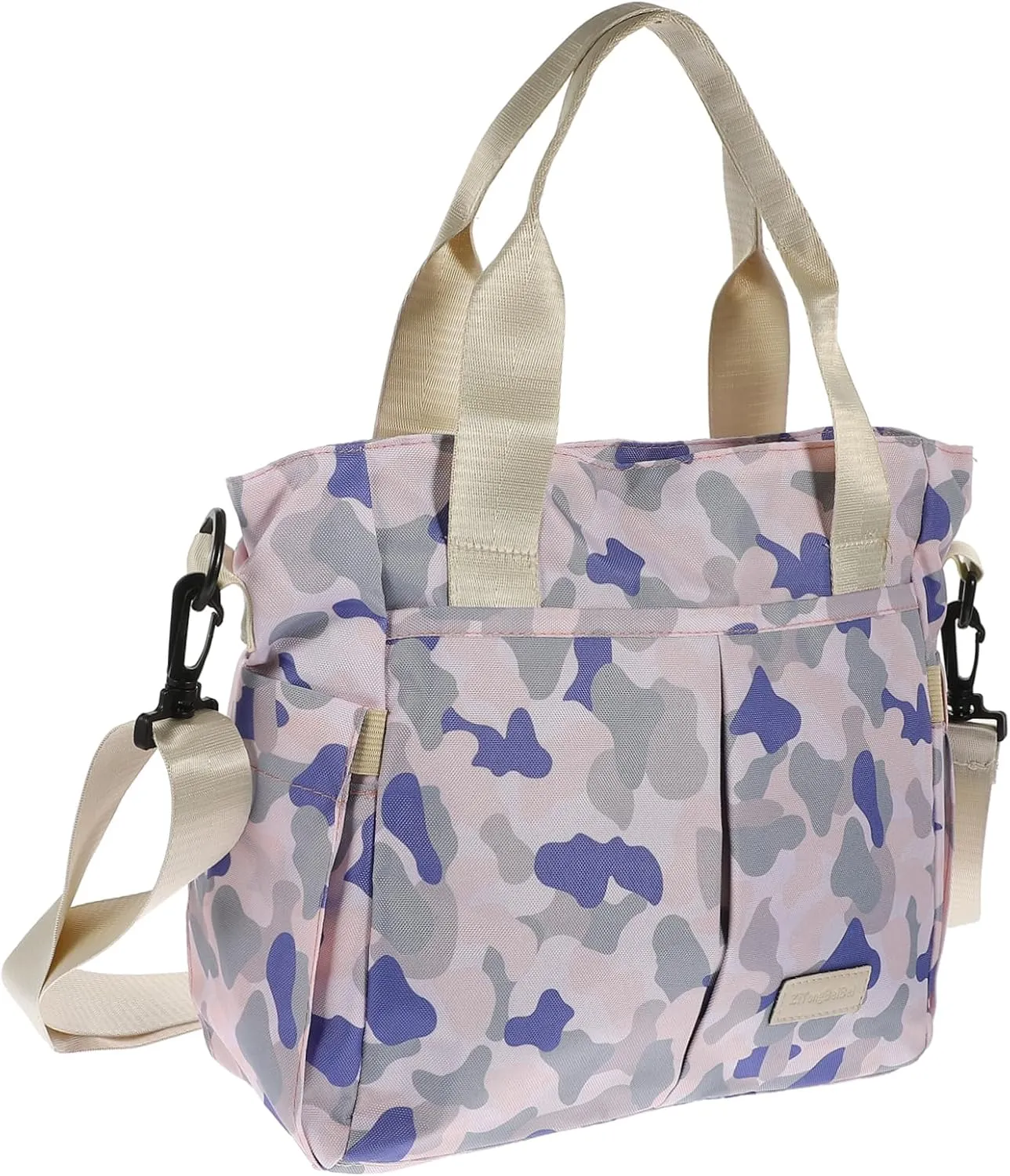 Huge Diaper Handbag Mommy Diaper Bag Wide Opening Baby Backpack Versatile for Shopping Traveling