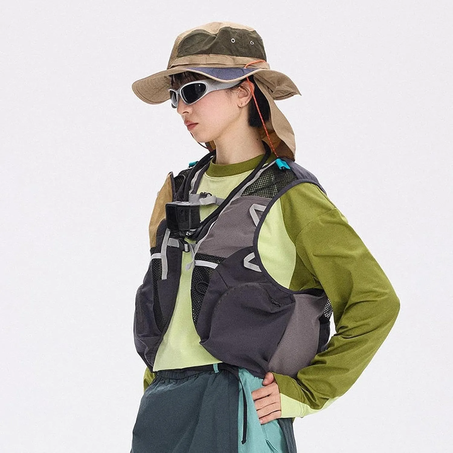 Hydration Vest for Men Women,Sport Bag,Breathable Running Gear Running Vest Water Backpack for Hiking Biking Cycling Climbing